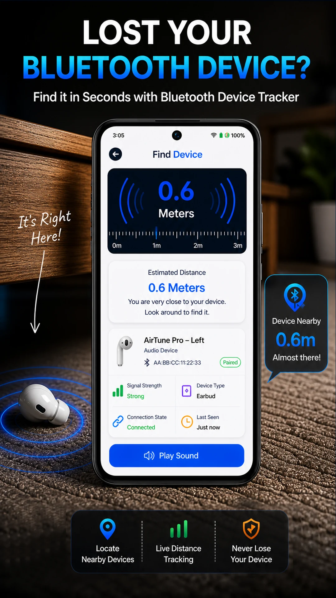 Bluetooth Tracker & Alerts screenshot