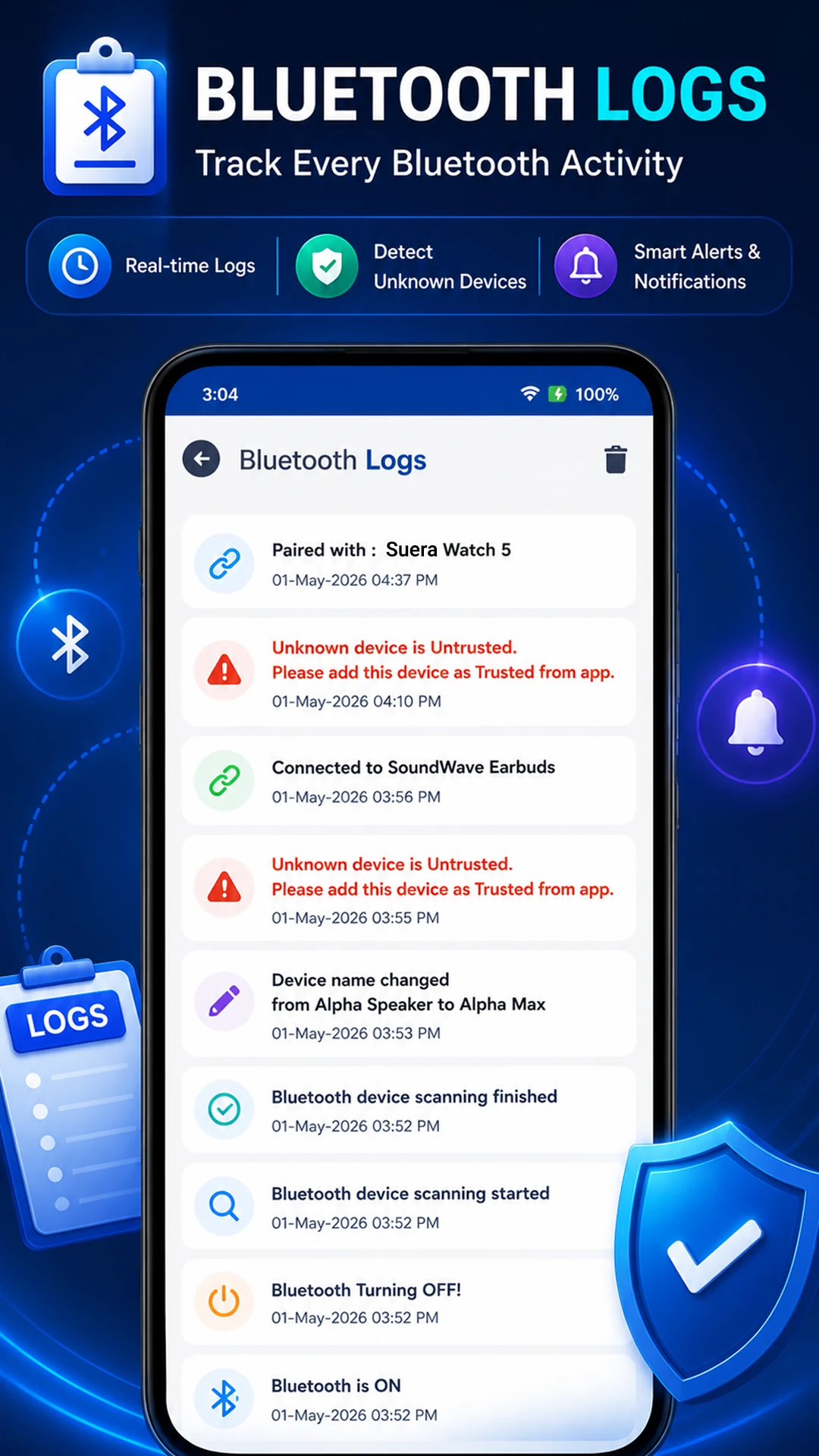 Bluetooth Tracker & Alerts screenshot